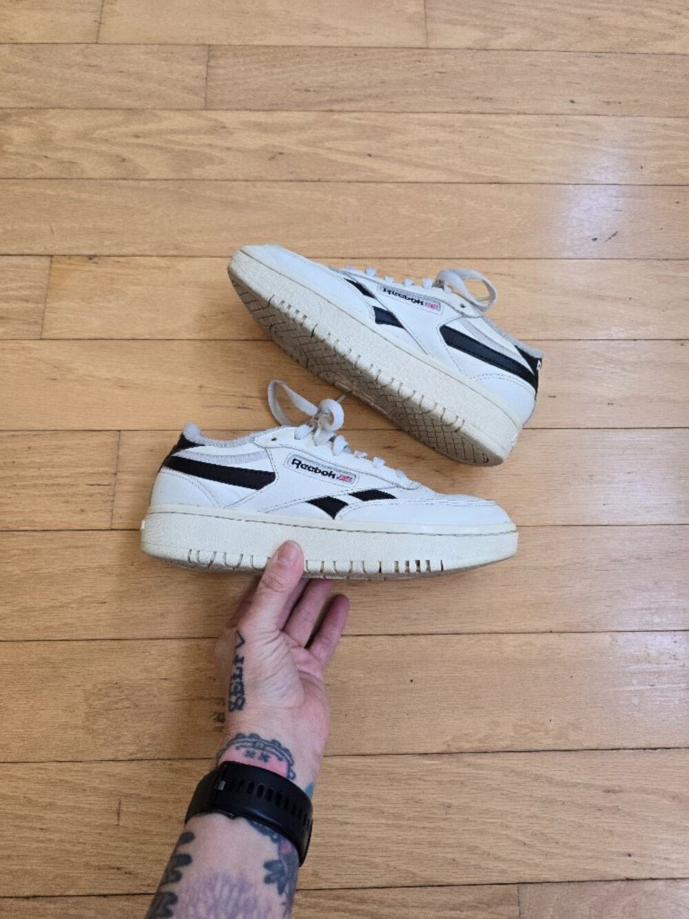 Reebok | Club C Double Revenge white leather retro sneakers | WMS 6